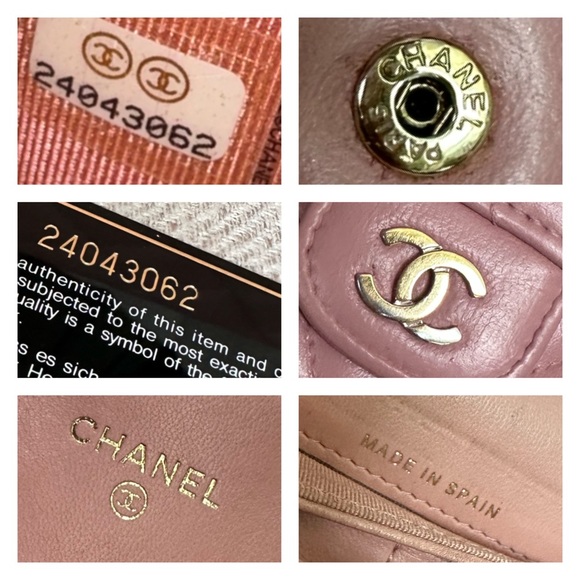 COPY - CHANEL CC Pink Quilted Leather Wallet on Chain - Picture 7 of 14